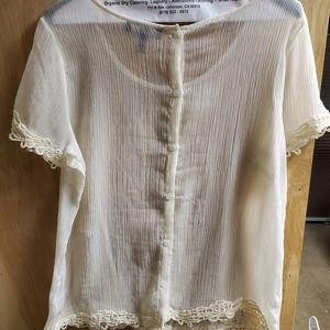 Shear blouse never worn
